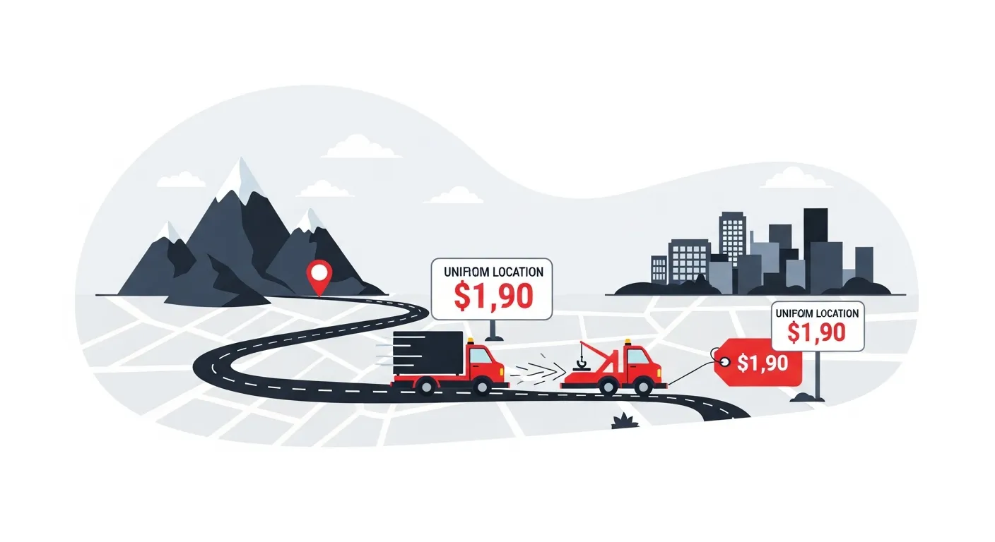 スマートフォンの通話画面と見積書が並ぶ追加請求なしの明朗会計イメージのフラットデザインイラスト