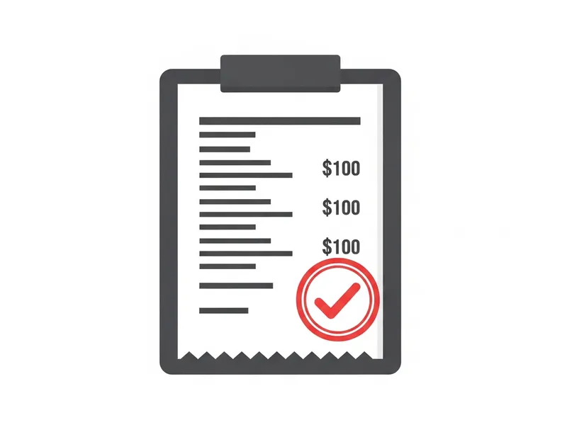 バッテリー上がり復旧の見積もりを明朗会計で提示するイラスト