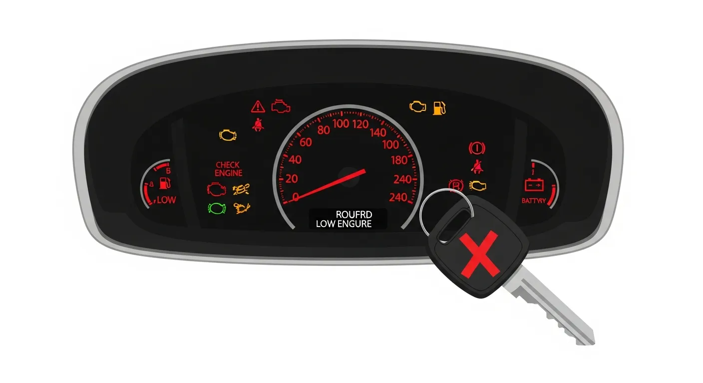 補機バッテリー上がりの症状：メーター暗い・READYつかない・スマートキー反応なし