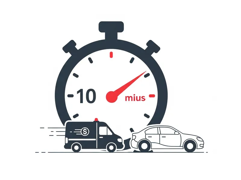 工具を持って急行するメカニックのイラスト