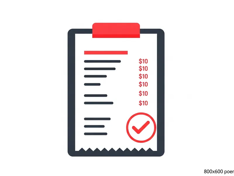 明朗会計で見積もりを提示するイラスト