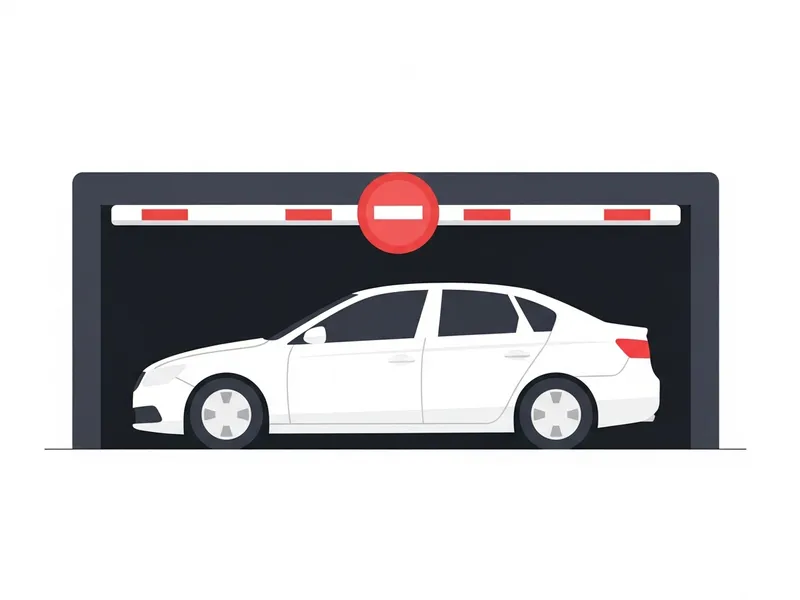 ダッシュボード警告灯が点灯した車のイラスト