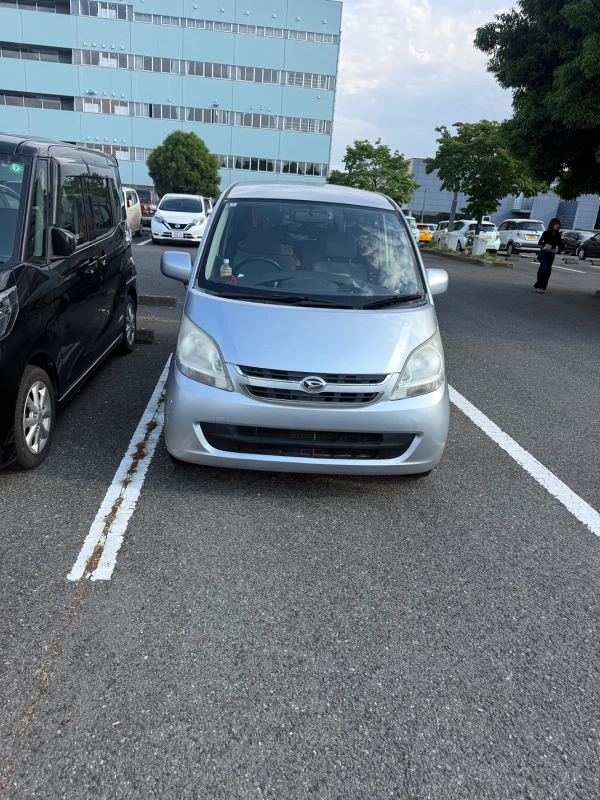 栃木県宇都宮市でのダイハツ MOVEのバッテリー上がり救援の様子
