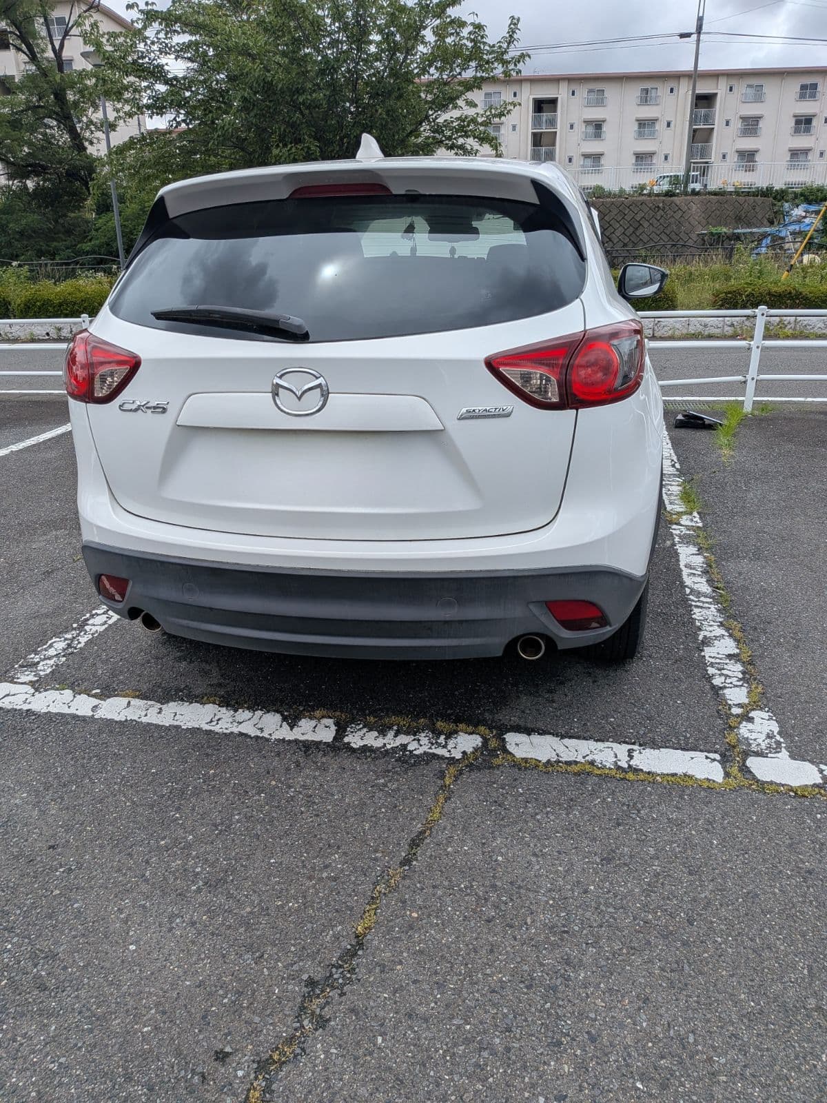 群馬県前橋市でのマツダ CX 5のバッテリー上がり救援の様子