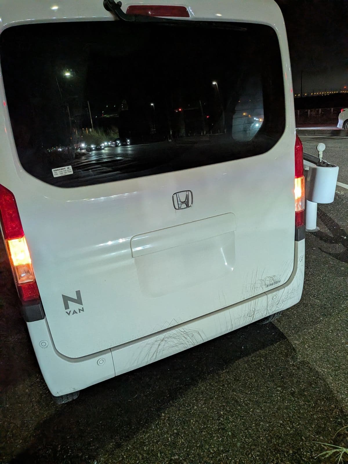 群馬県太田市でのホンダ n-boxのガス欠救援の様子