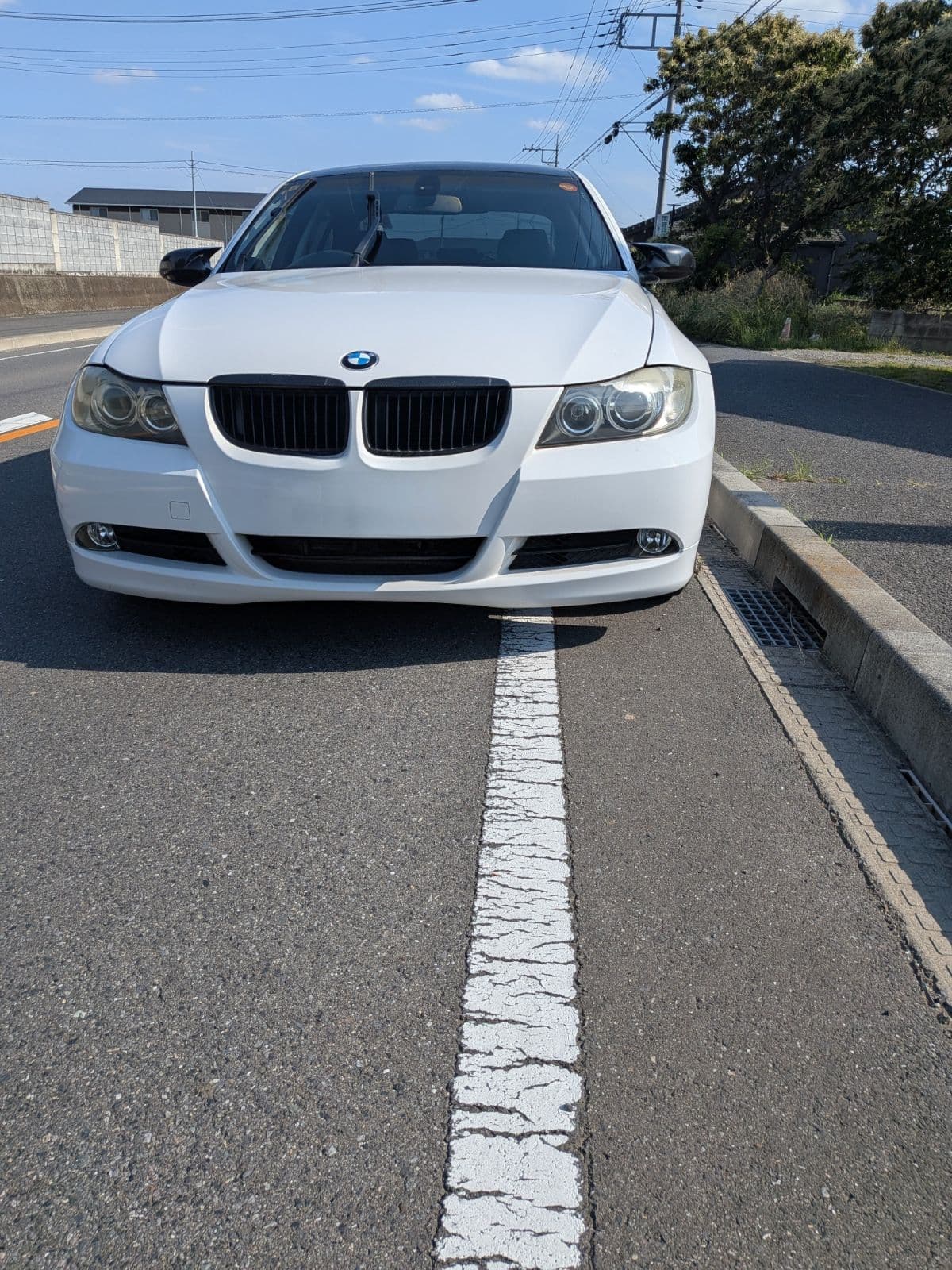 群馬県前橋市でのBMW 3シリーズの廃車手続き預かり救援の様子