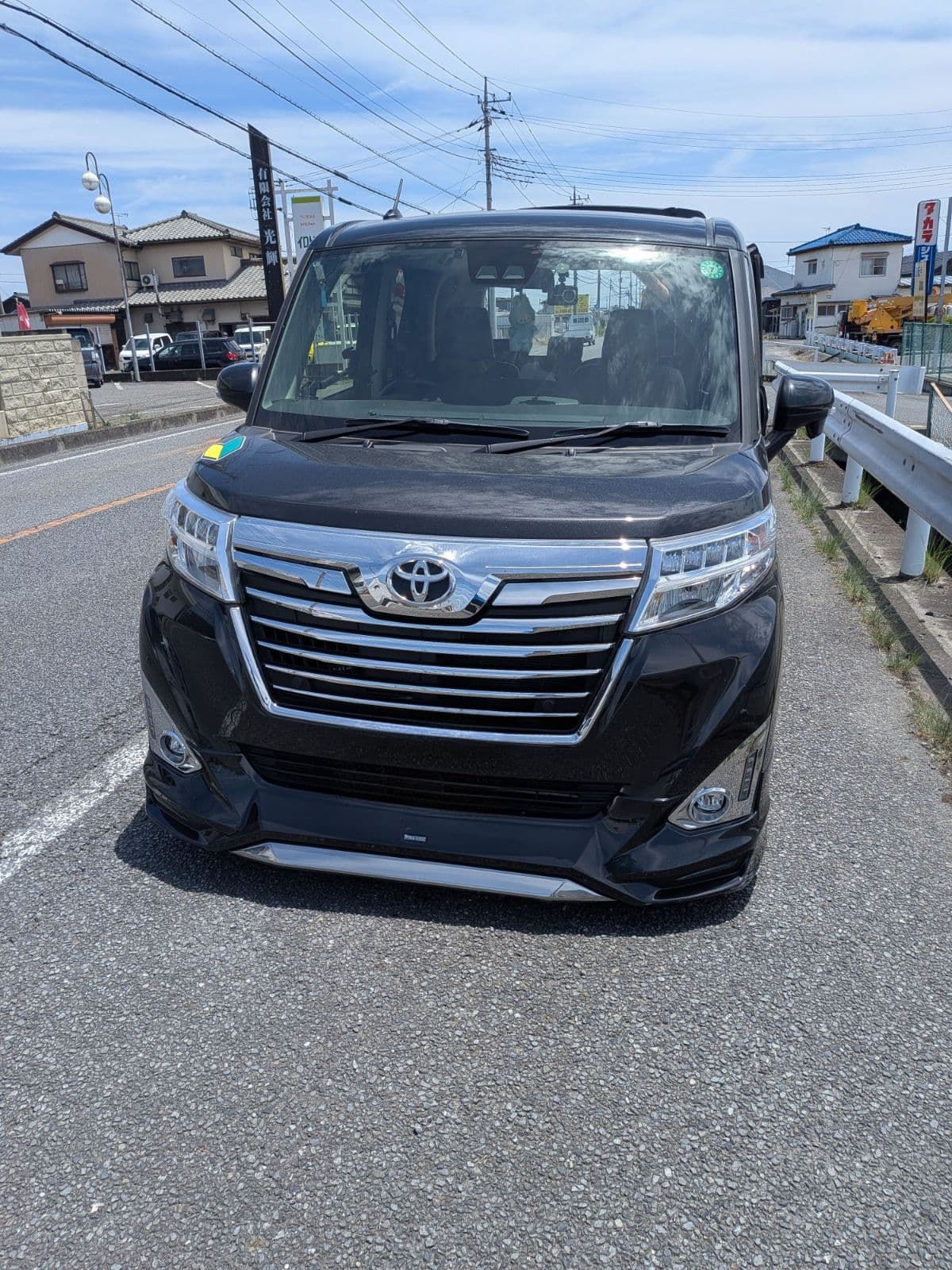 群馬県玉村町でのトヨタ ルーミーのパンク・タイヤトラブル救援の様子