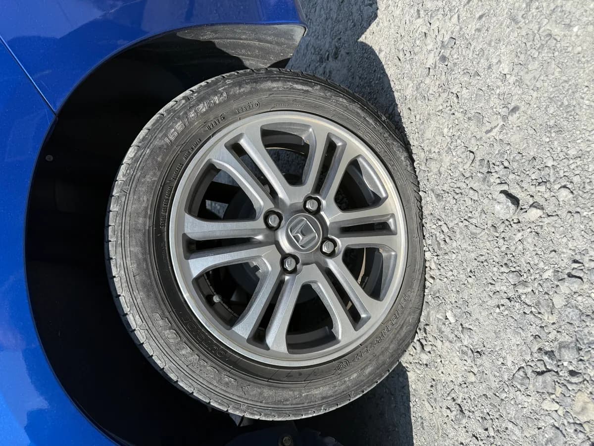 栃木県宇都宮市でのホンダ NBOXのパンク・タイヤトラブル救援の様子