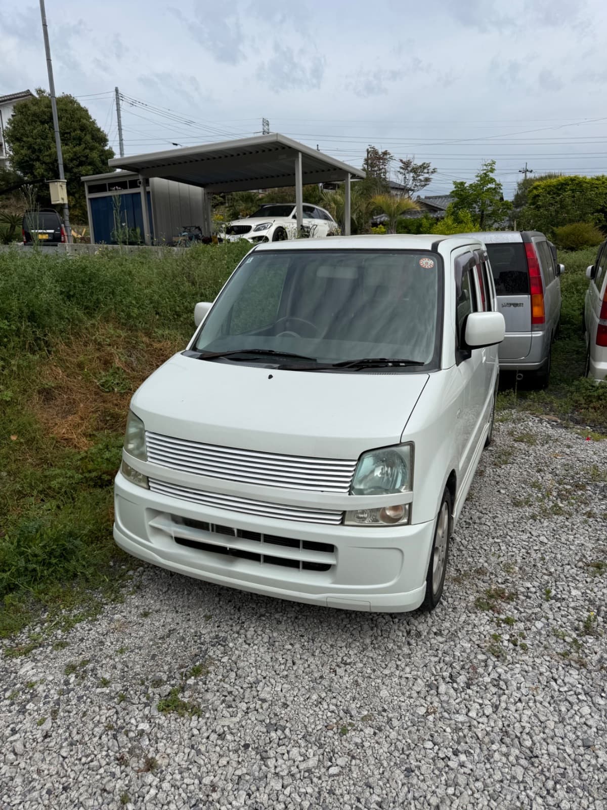 群馬県太田市でのマツダ AZwagonのレッカー搬送救援の様子