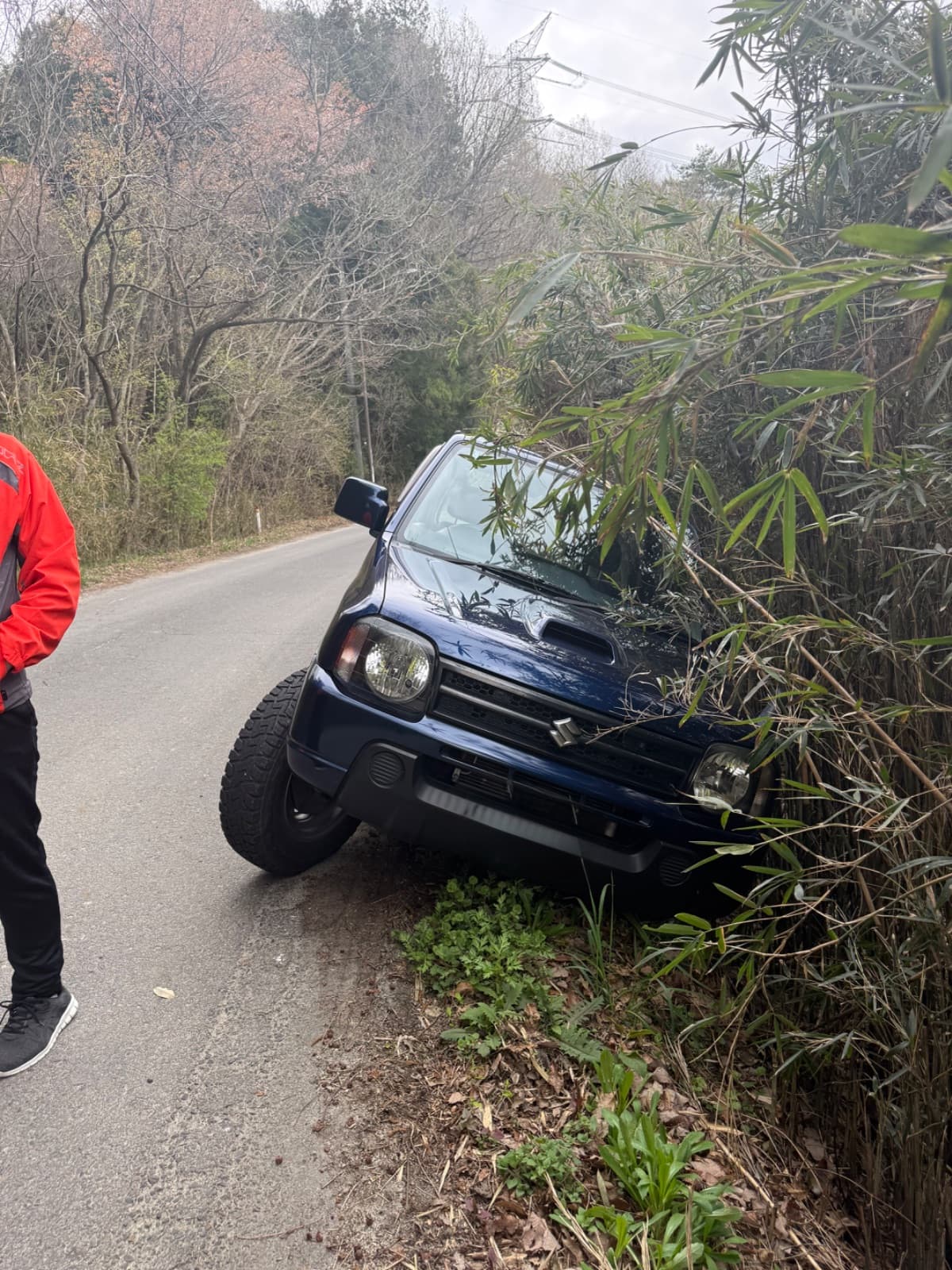 栃木県大田原市でのスズキ ジムニーの救出救援の様子