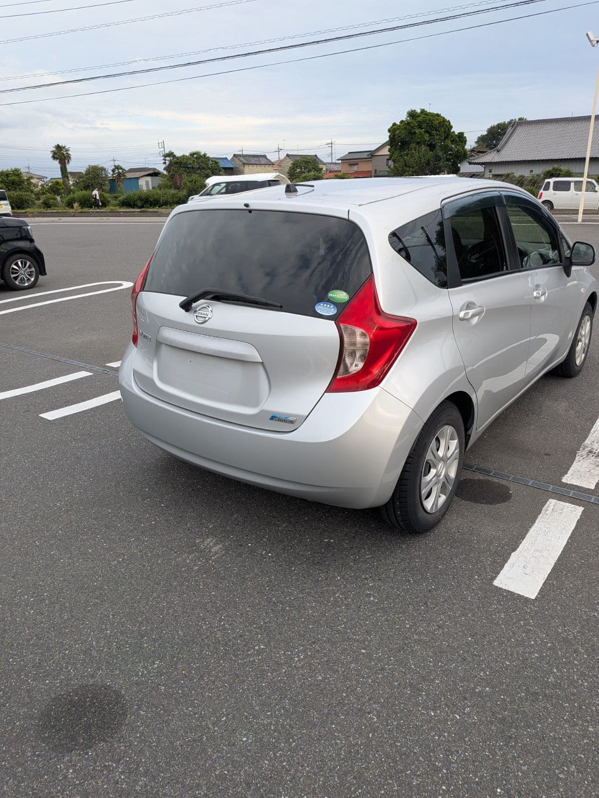 栃木県上三川町での日産 ノートのバッテリー上がり救援の様子